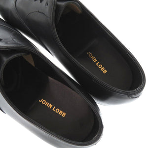 新品同様 ジョンロブ シティーII オックスフォードシューズ レザー ブラック 0949【中古】John Lobb