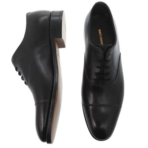 新品同様 ジョンロブ シティーII オックスフォードシューズ レザー ブラック 0949【中古】John Lobb