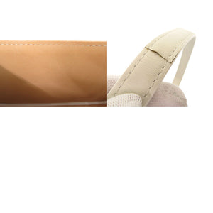 新品同様 デルボー Lingot ランゴー レザー アイボリー ショルダーバッグ 0956【中古】DELVAUX