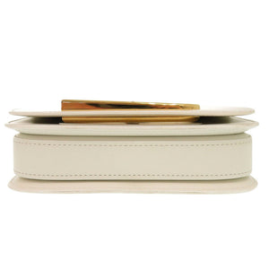 新品同様 デルボー Lingot ランゴー レザー アイボリー ショルダーバッグ 0956【中古】DELVAUX