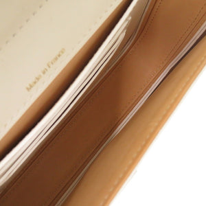 新品同様 デルボー Lingot ランゴー レザー アイボリー ショルダーバッグ 0956【中古】DELVAUX