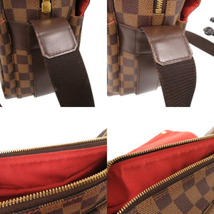ルイ ヴィトン ナヴィグリオ ダミエ N45255 ブラウン ショルダーバッグ LV 0963【中古】LOUIS VUITTON メンズ
