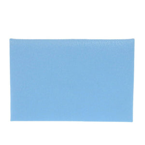 新品同様 エルメス カルヴィ シェーブル ブルーアズティック キャラメル Y刻印(2020年製) カードケース 水色 0978【中古】HERMES