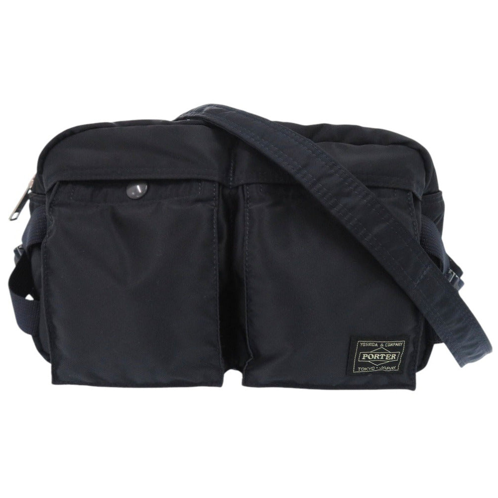 美品 吉田カバン ポーター PORTER タンカー 2WAY ボディバッグ ウエストバッグ TANKER ナイロン ネイビー 0996【中古】YOSHIDA & CO., LTD.