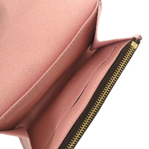 美品 ルイ ヴィトン ポルトモネ ロザリ モノグラム M62361 ローズバレリーヌ 二つ折り財布 LV 1018【中古】LOUIS VUITTON