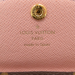 美品 ルイ ヴィトン ポルトモネ ロザリ モノグラム M62361 ローズバレリーヌ 二つ折り財布 LV 1018【中古】LOUIS VUITTON