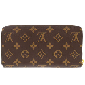 新品同様 ルイ ヴィトン ジッピーウォレット M42616 ブラウン ラウンドファスナー 長財布 LV 1021【中古】LOUIS VUITTON