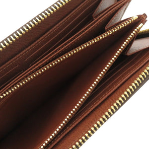 新品同様 ルイ ヴィトン ジッピーウォレット M42616 ブラウン ラウンドファスナー 長財布 LV 1021【中古】LOUIS VUITTON