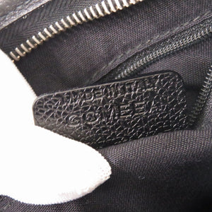 美品 ブルガリ ロゴ金具 レザー ブラック ショルダーバッグ 黒 1030【中古】BVLGARI