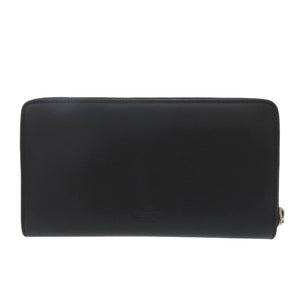 新品同様 ヴァレンティノ ガラヴァーニ ラウンドファスナー VLTN ロゴ XY2P0570 レザー ブラック 長財布 黒 1031【中古】Valentino Garavani