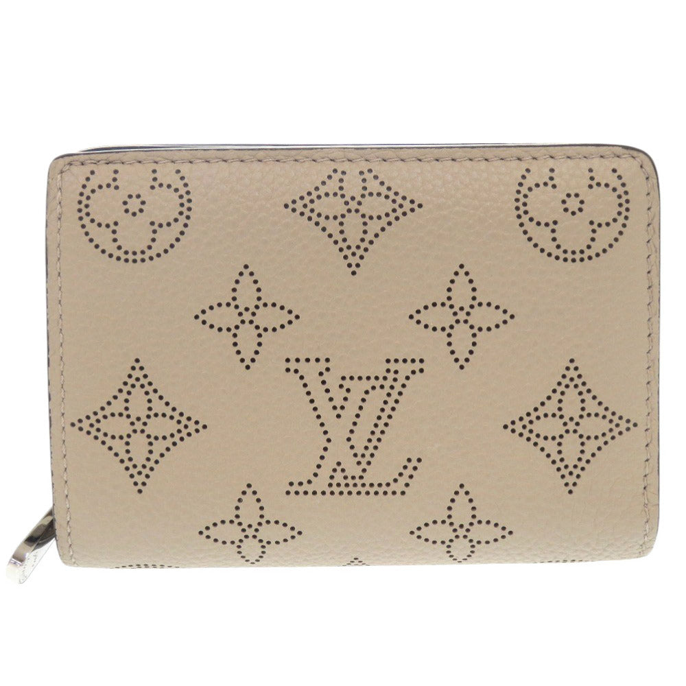 美品 ルイ ヴィトン ポルトフォイユ クレア モノグラムマヒナ M80817 ガレ 二つ折り財布 LV 1037【中古】LOUIS VUITTON