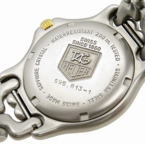 美品 タグホイヤー セルシリーズ プロフェッショナル 200m S95.813 クオーツ 腕時計 SS ベージュ 1052-1中古】TAG HEUER メンズ