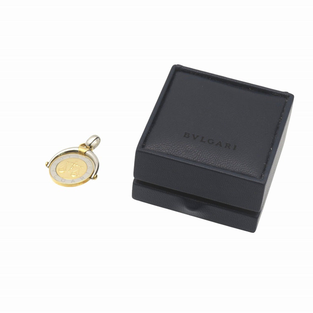 新品同様 ブルガリ ホロスコープ 天秤座 ペンダントトップ K18YG/SS イエローゴールド/ステンレススチール 750YG ジュエリー 1056【中古】BVLGARI