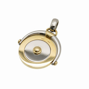 新品同様 ブルガリ ホロスコープ 天秤座 ペンダントトップ K18YG/SS イエローゴールド/ステンレススチール 750YG ジュエリー 1056【中古】BVLGARI