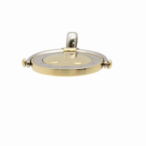 新品同様 ブルガリ ホロスコープ 天秤座 ペンダントトップ K18YG/SS イエローゴールド/ステンレススチール 750YG ジュエリー 1056【中古】BVLGARI