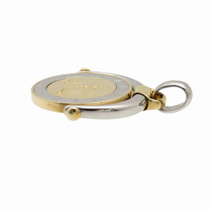 新品同様 ブルガリ ホロスコープ 天秤座 ペンダントトップ K18YG/SS イエローゴールド/ステンレススチール 750YG ジュエリー 1056【中古】BVLGARI