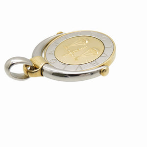 新品同様 ブルガリ ホロスコープ 天秤座 ペンダントトップ K18YG/SS イエローゴールド/ステンレススチール 750YG ジュエリー 1056【中古】BVLGARI