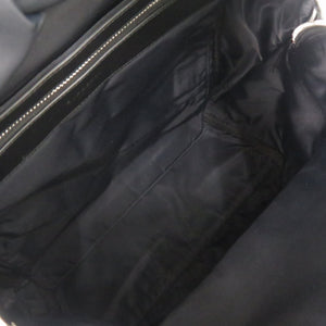 美品 バーバリー コーティングキャンバス ブラック リュック デイパック 黒 1080【中古】BURBERRY メンズ