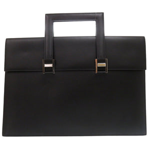 美品 エルメス 365PM ブリーフケース ビジネスバッグ ハンドバッグ レザー ブラック J刻印 1086【中古】HERMES