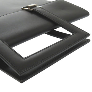 美品 エルメス 365PM ブリーフケース ビジネスバッグ ハンドバッグ レザー ブラック J刻印 1086【中古】HERMES