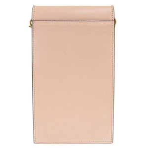 美品 クリスチャンルブタン エリサ フォンポーチ レザー ピンク ショルダーバッグ 1096【中古】Christian Louboutin