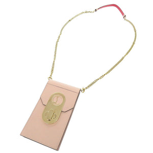 美品 クリスチャンルブタン エリサ フォンポーチ レザー ピンク ショルダーバッグ 1096【中古】Christian Louboutin