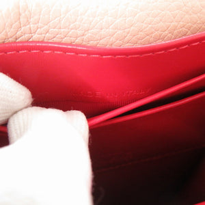 美品 クリスチャンルブタン エリサ フォンポーチ レザー ピンク ショルダーバッグ 1096【中古】Christian Louboutin