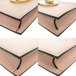 美品 クリスチャンルブタン エリサ フォンポーチ レザー ピンク ショルダーバッグ 1096【中古】Christian Louboutin