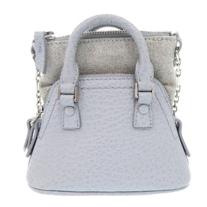 新品同様 メゾン マルジェラ 5AC ベビー SB3WG0025 レザー ブルー チェーンショルダーバッグ 青 1133【中古】Maison Margiela