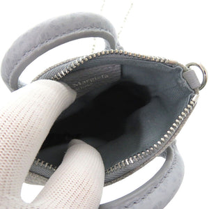 新品同様 メゾン マルジェラ 5AC ベビー SB3WG0025 レザー ブルー チェーンショルダーバッグ 青 1133【中古】Maison Margiela