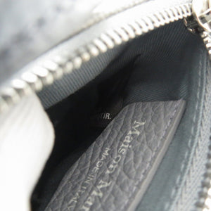 新品同様 メゾン マルジェラ 5AC ベビー SB3WG0025 レザー ブルー チェーンショルダーバッグ 青 1133【中古】Maison Margiela