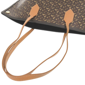 美品 バーバリー PVC/レザー ブラウン トートバッグ 1142【中古】BURBERRY