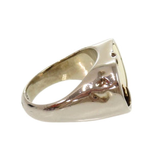 美品 クリスチャンディオール CDロゴ メタル 約17号 シルバー ゴールド リング 指輪 1159【中古】Christian Dior メンズ