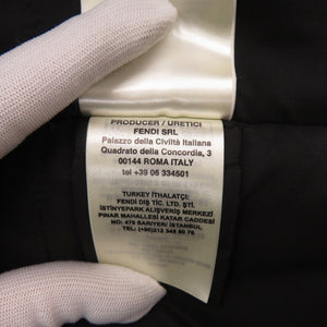 新品同様 フェンディ ジップアップショートケープ FAA406 サイズ38 ウール ポリウレタン ポリエステル ブラウン アウターその他 茶 1176【中古】FENDI