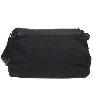 美品 プラダ メッセンジャーバッグ BT0582 斜め掛け ショルダーバッグ レザー ナイロン NERO 1191【中古】PRADA