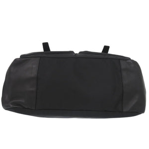 美品 プラダ メッセンジャーバッグ BT0582 斜め掛け ショルダーバッグ レザー ナイロン NERO 1191【中古】PRADA