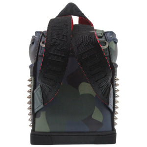 未使用品 クリスチャンルブタン エクスプローラーファンク ショルダーバッグ スパイク 迷彩 ミニバッグ カーフ 1206【中古】Christian Louboutin