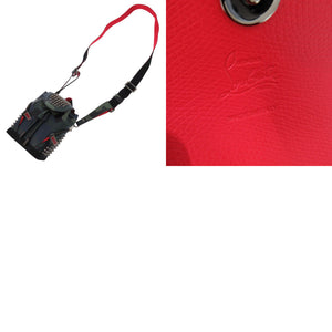 未使用品 クリスチャンルブタン エクスプローラーファンク ショルダーバッグ スパイク 迷彩 ミニバッグ カーフ 1206【中古】Christian Louboutin