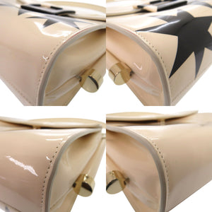 美品 ロジェヴィヴィエ ミスヴィヴ 2WAYバッグ ハンドバッグ RBWAKZBF2019UFC019 エナメルレザー アイボリー 1215【中古】Roger Vivier