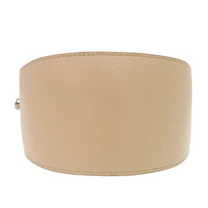 新品同様 ザ ロウ ドローストリングポーチ レザー ベージュ ショルダーバッグ 1216【中古】THE ROW