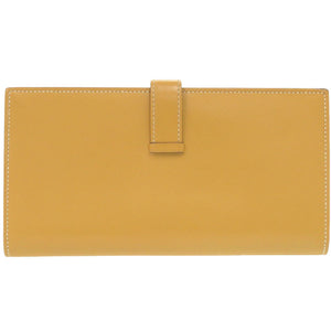 美品 エルメス ベアンスフレ ヴォータデラクト パイユ ゴールド金具 A刻印(2017年製) 長財布 1218【中古】HERMES