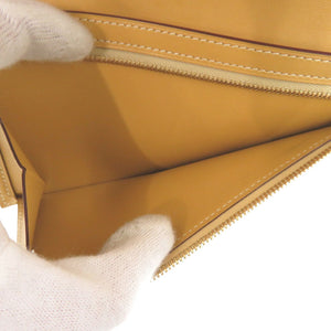 美品 エルメス ベアンスフレ ヴォータデラクト パイユ ゴールド金具 A刻印(2017年製) 長財布 1218【中古】HERMES