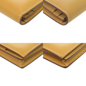 美品 エルメス ベアンスフレ ヴォータデラクト パイユ ゴールド金具 A刻印(2017年製) 長財布 1218【中古】HERMES