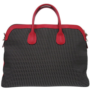 新品同様 ヴァレクストラ K-VAL マイロゴ 2WAY ショルダーバッグ ナイロン レザー ブラック 1226【中古】Valextra