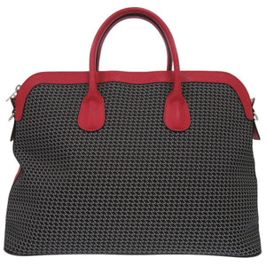 新品同様 ヴァレクストラ K-VAL マイロゴ 2WAY ショルダーバッグ ナイロン レザー ブラック 1226【中古】Valextra