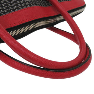 新品同様 ヴァレクストラ K-VAL マイロゴ 2WAY ショルダーバッグ ナイロン レザー ブラック 1226【中古】Valextra