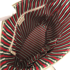 美品 グッチ GGキャンバス/レザー ベージュ トートバッグ 1248【中古】GUCCI