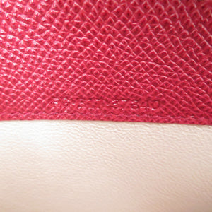 未使用 ブルガリ 37340 ブルガリ ブルガリ レザー シルバー金具 ルビーレッド 赤 ラウンドファスナー 長財布 1251【中古】BVLGARI