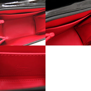 未使用品 クリスチャンルブタン 2way パロマナノ ショルダーバッグ パテントレザー ブラック 1283【中古】Christian Louboutin