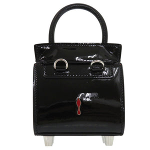 未使用品 クリスチャンルブタン 2way パロマナノ ショルダーバッグ パテントレザー ブラック 1283【中古】Christian Louboutin